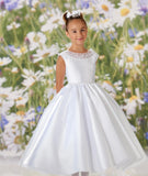 MASSIVE COMMUNION DRESS SALE 2024!!! Joan Calabrese White Communion Dress - 120334