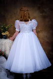 Poinsettia White Communion Dress - CT5224 -  Ballet Length