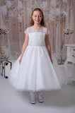 MASSIVE COMMUNION DRESS SALE 2024!!! Rosa Bella White Communion Dress- RB618