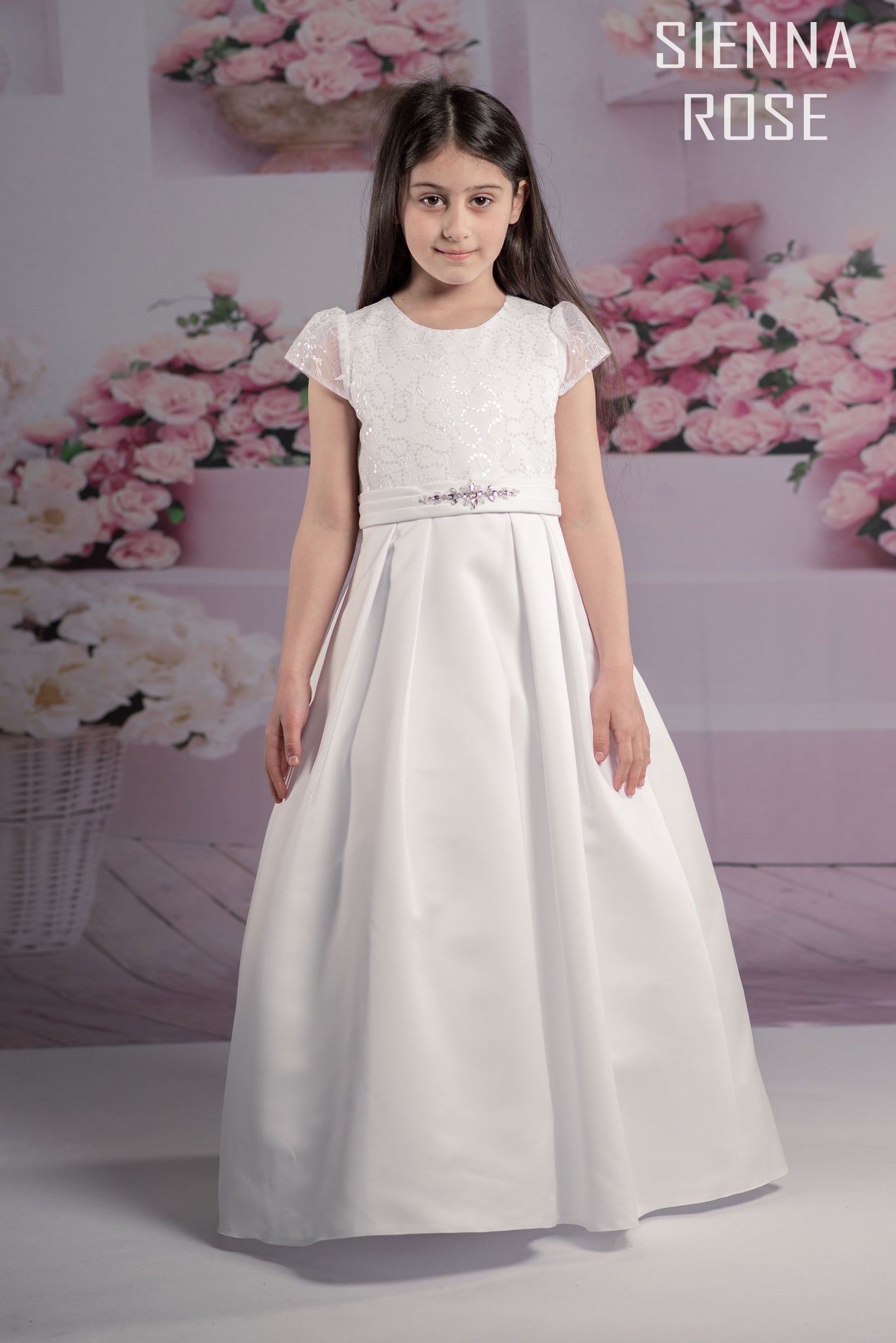 Sweetie Pie White Communion Dress - SR706