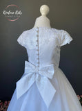 Poinsettia White Communion Dress - CT5225 - Ballet Length