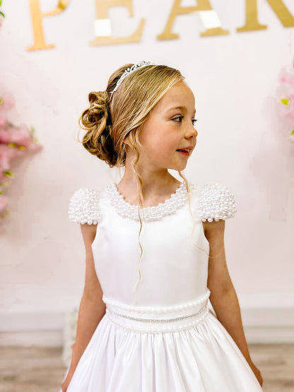 Crystal & Pearl - Duchess Communion Dress COM28