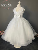 White Communion Dress- PJUF23001