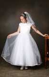 MASSIVE COMMUNION DRESS SALE 2024!!! Little People - White Communion Dress - Jenna