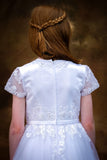 Poinsettia White Communion Dress - CT5215 - Ballet Length