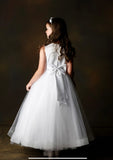 MASSIVE COMMUNION DRESS SALE 2024!!! Little People White Communion Dress- Emery