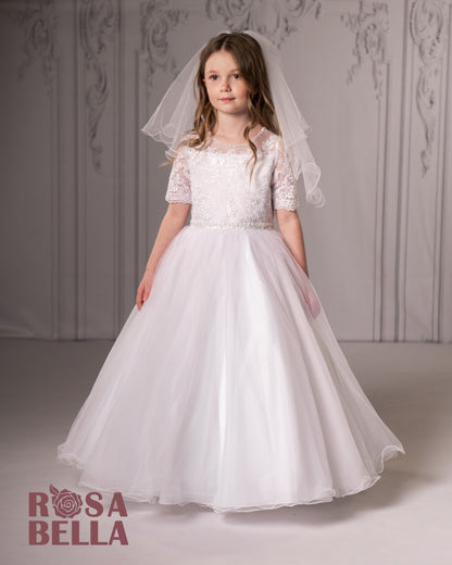 Sweetie Pie White Communion Dress - RB641