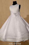 MASSIVE COMMUNION DRESS SALE 2024!!! Joan Calabrese White Communion Dress - 121306