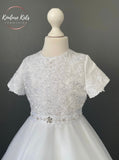 Little People White Communion Dress - Urenna 80781