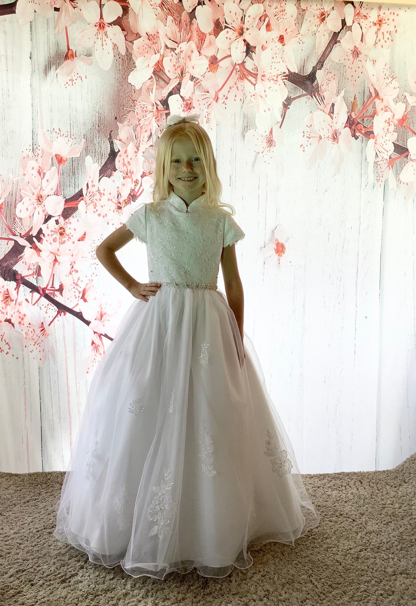 Sweetie Pie White Communion Dress - RB645