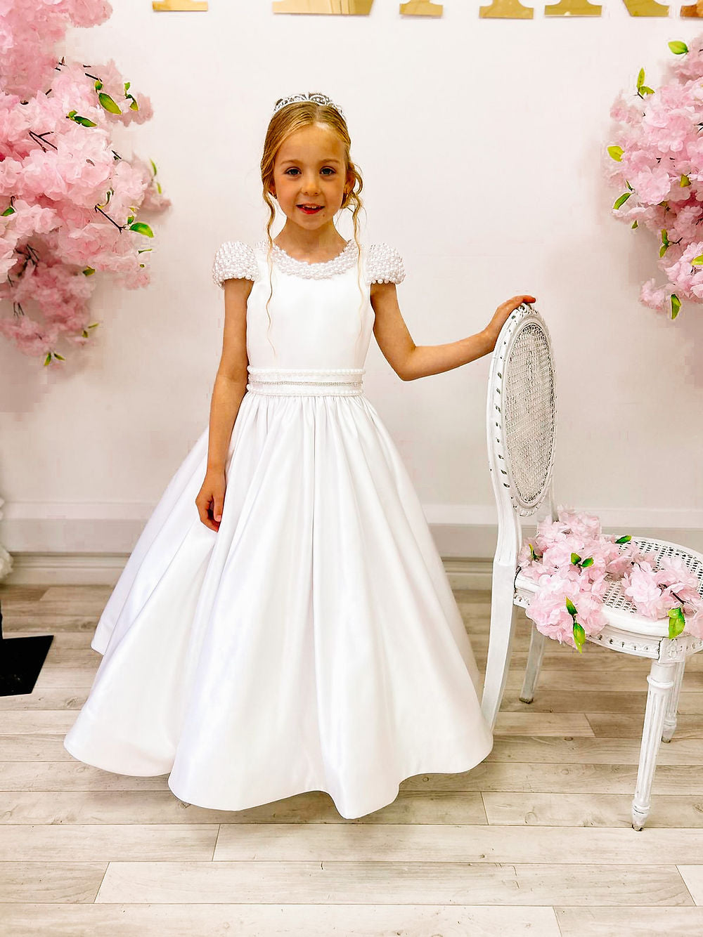 Crystal & Pearl - Duchess Communion Dress COM28