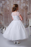 MASSIVE COMMUNION DRESS SALE 2024!!! Rosa Bella White Communion Dress- RB618