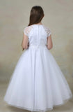 MASSIVE COMMUNION DRESS SALE 2024!!! Celebrations White Communion Dress- Geranium