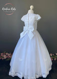 Poinsettia White Communion Dress - CT5225 - Ballet Length