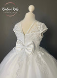 White Communion Dress- PJUF23001