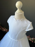 Poinsettia White Communion Dress - CT5238 - Ballet Length