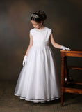 MASSIVE COMMUNION DRESS SALE 2024!!! Little People White Communion Dress - Edel