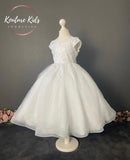 White Communion Dress- PJUF23001