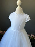 Poinsettia White Communion Dress - CT5238 - Ballet Length