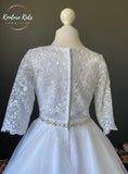 Sweetie Pie - Rosa Bella White Communion Dress - RB608