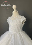 White Communion Dress- PJUF23001