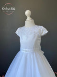 Poinsettia White Communion Dress - CT5225 - Ballet Length