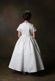 MASSIVE COMMUNION DRESS SALE 2024!!! Little People White Communion Dress- Caspian