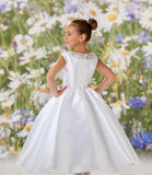 MASSIVE COMMUNION DRESS SALE 2024!!! Joan Calabrese White Communion Dress - 120334