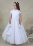 MASSIVE COMMUNION DRESS SALE 2024!!! Celebrations White Communion Dress- Geranium