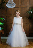 MASSIVE COMMUNION DRESS SALE 2024!!! Little People White Communion Dress - 80684