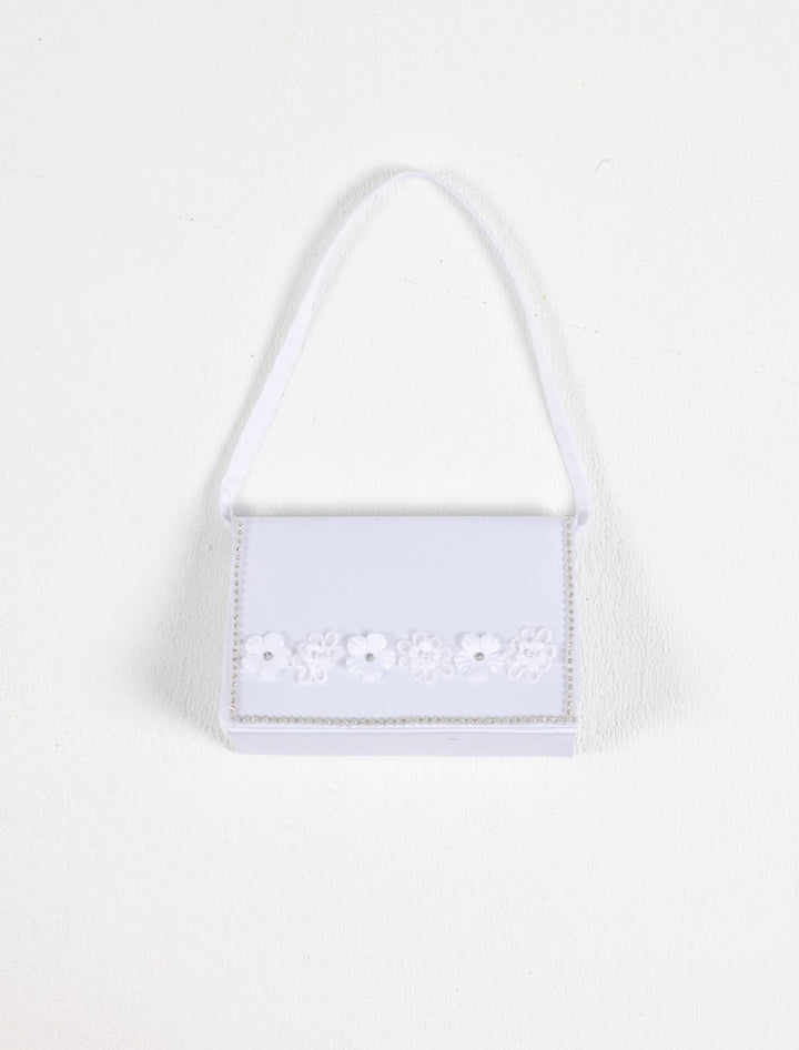 Sweetie Pie White Communion Handbag B4