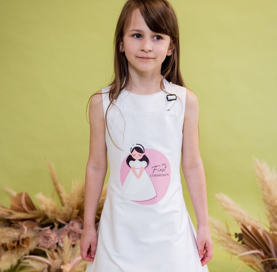 Girls Communion Apron