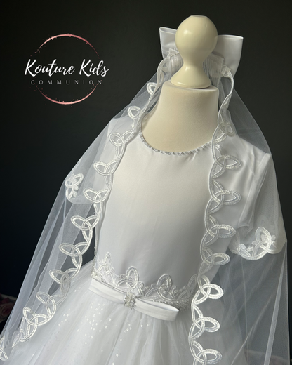 Paula's Celtic Lace Veil - PJ-44