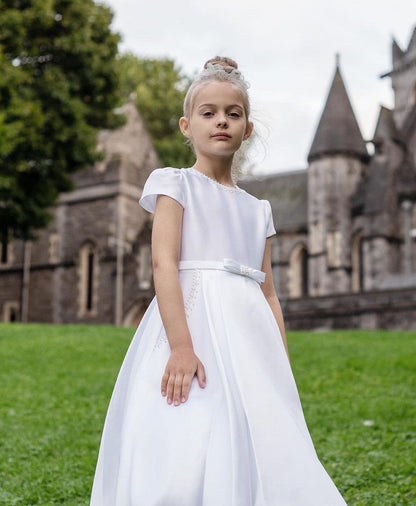 Paula’s Communion- White Communion Dress - PJ04 Long Length