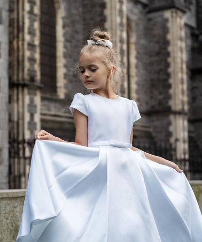 Paula’s Communion- White Communion Dress - PJ04 Long Length