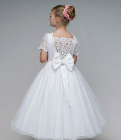 Paula’s Communion- White Communion Dress -PJ24 Long Length