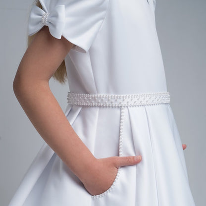 Paula’s Communion- White Communion Dress - PJ31 Long Length