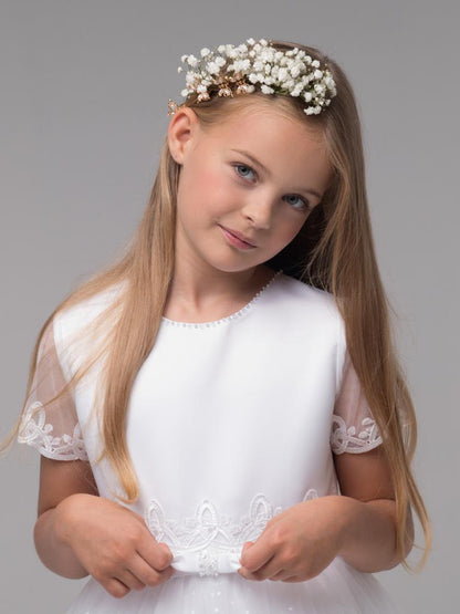 Paula’s Communion - White Communion Dress - PJ44 Long Length