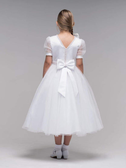 Paula’s Communion- White Communion Dress - PJ49 Long Length