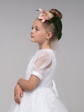 Paula's Communion- White Communion Dress - PJ-51 Long Length