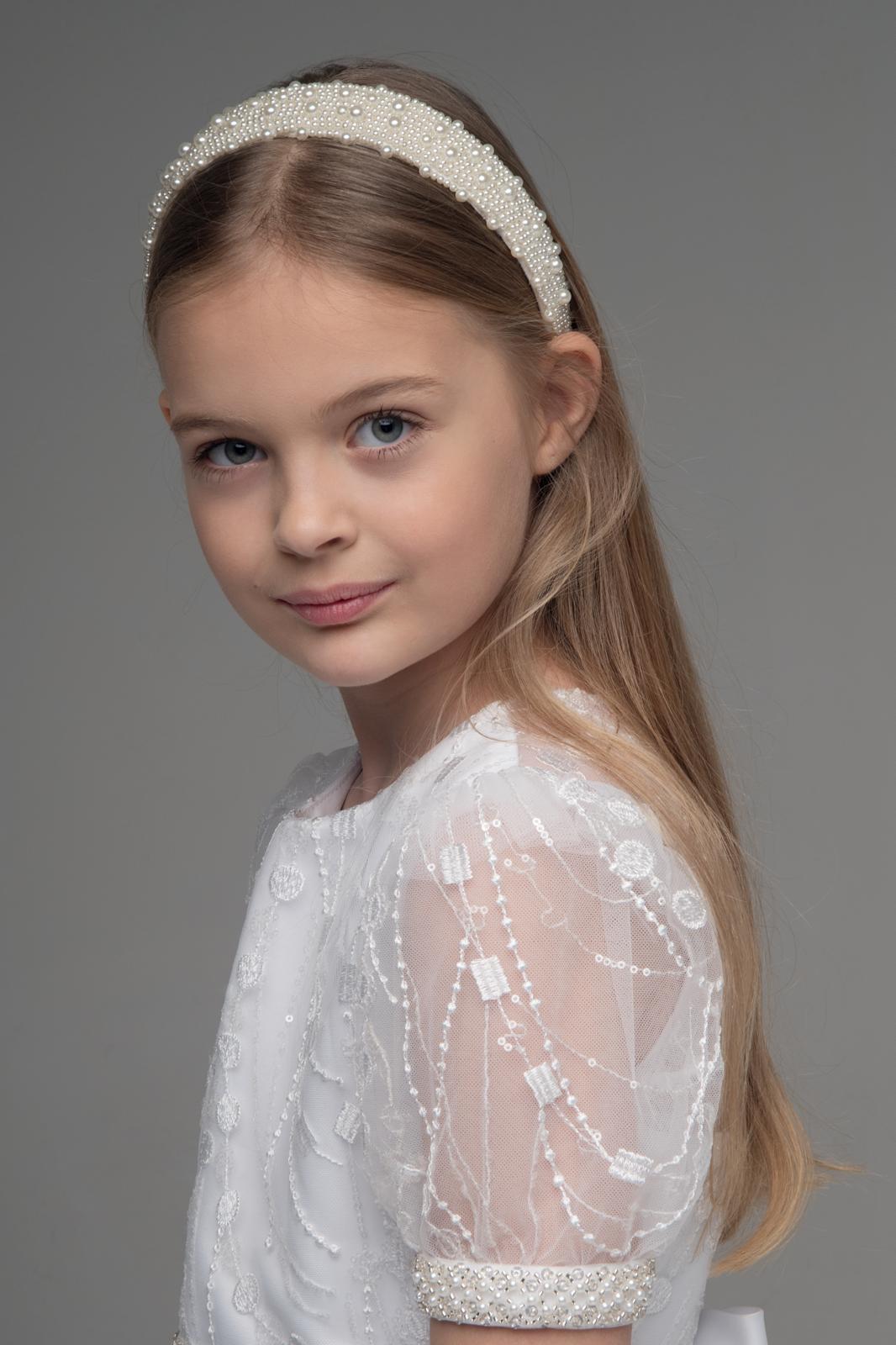 Paula's Communion- White Communion Dress - PJ-59 Long Length