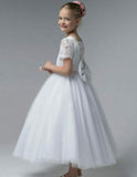 Paula’s Communion- White Communion Dress -PJ24 Long Length