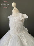 Polka White Communion Dress - 168