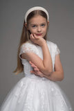 Paula's Communion- White Communion Dress - UF23021 T Length