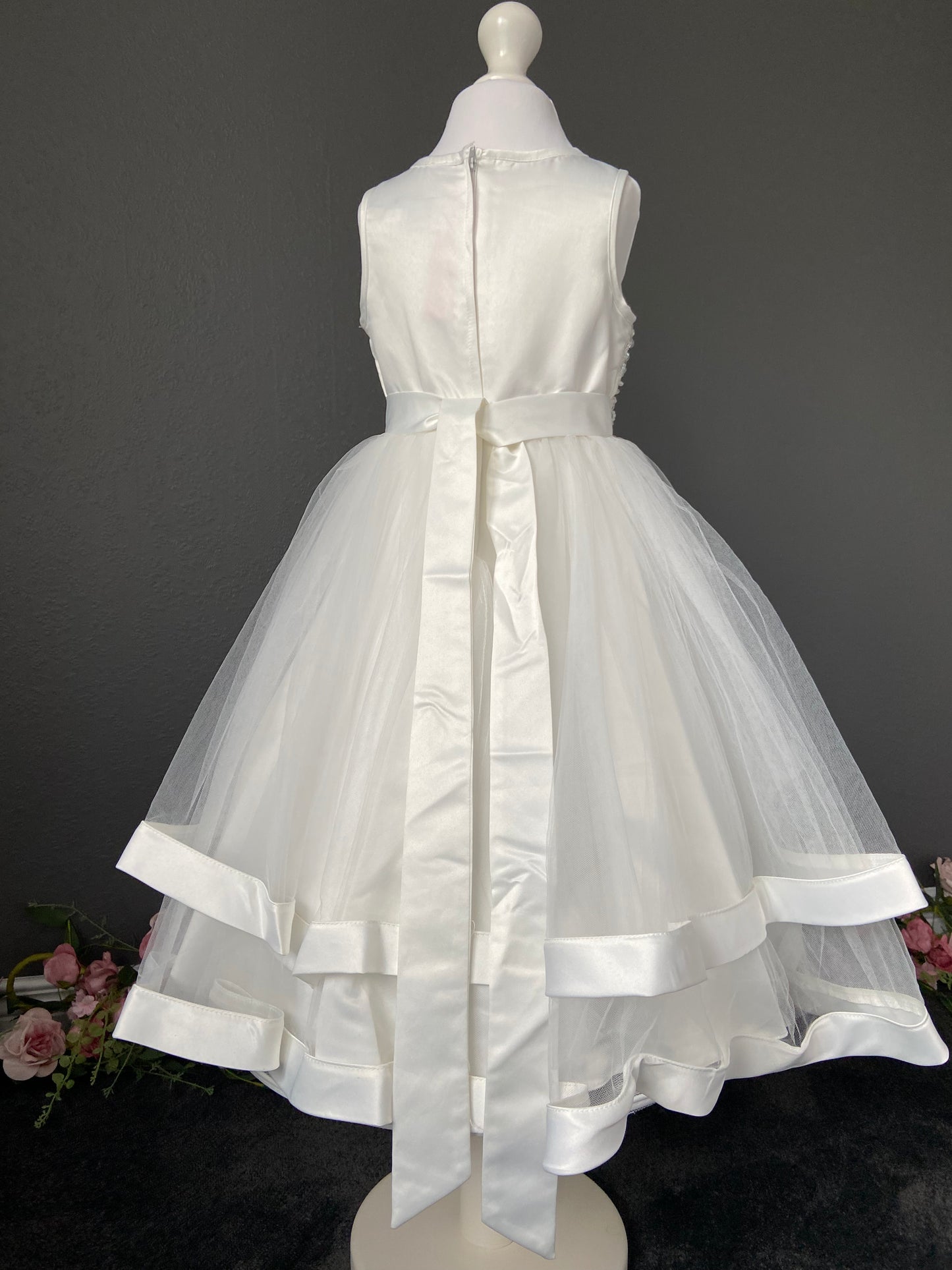 Flowergirl ivory dress - Jorja