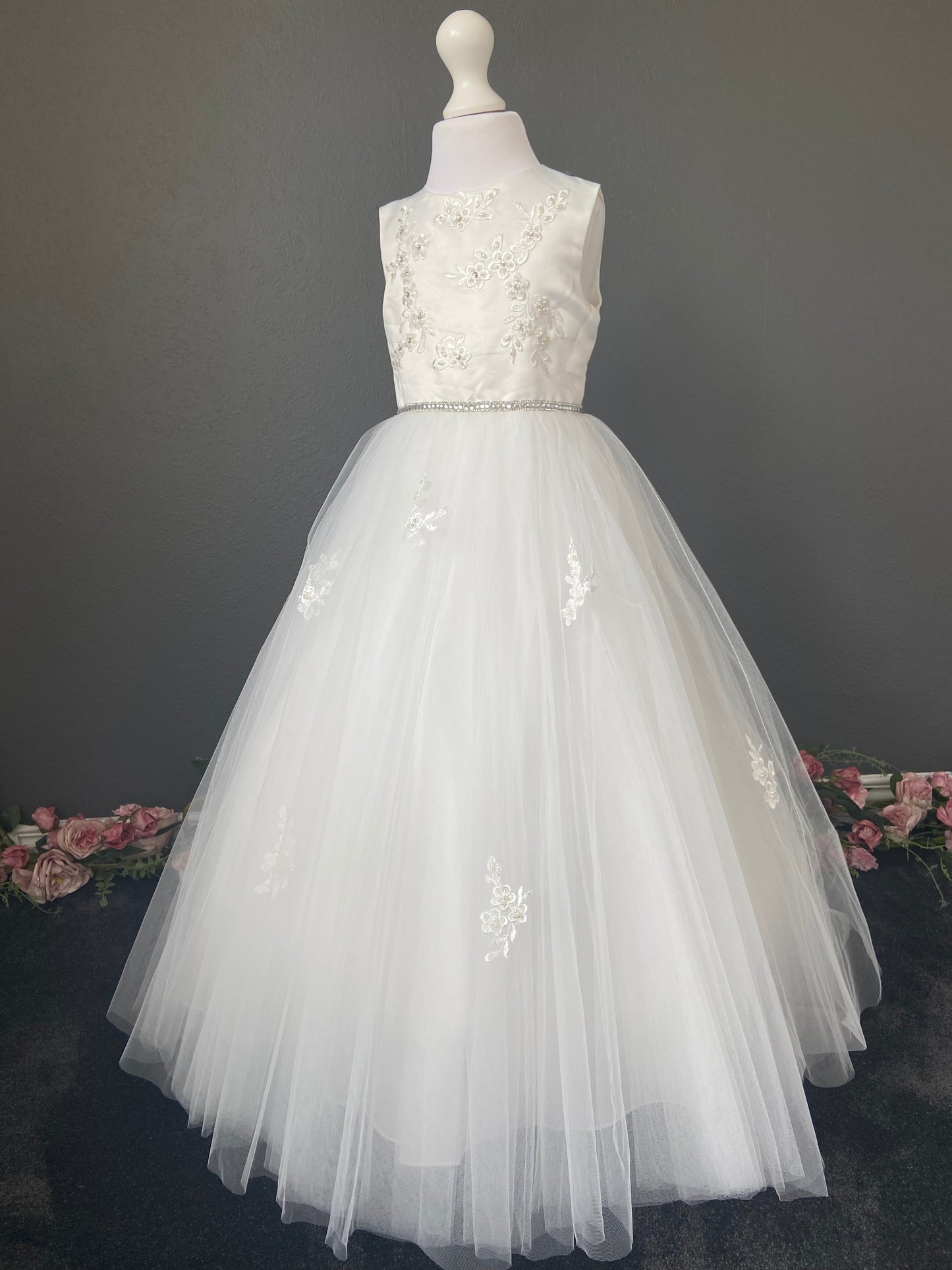 Flowergirl Dress - Ivory FG015