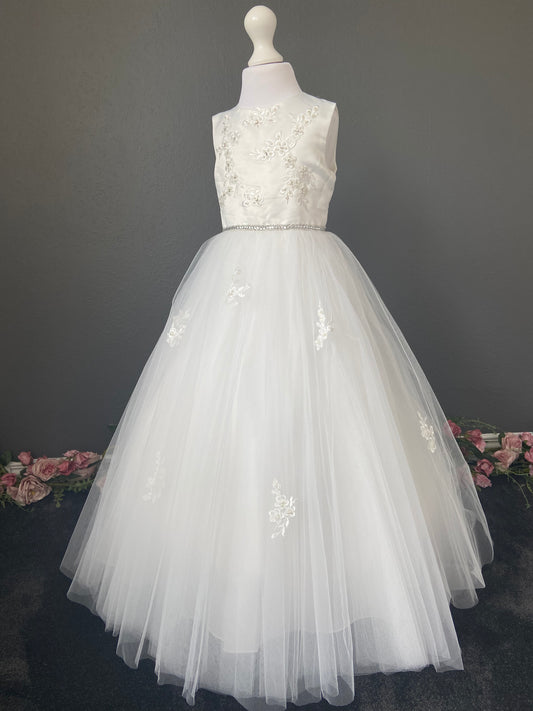 Flowergirl Dress - Ivory FG015