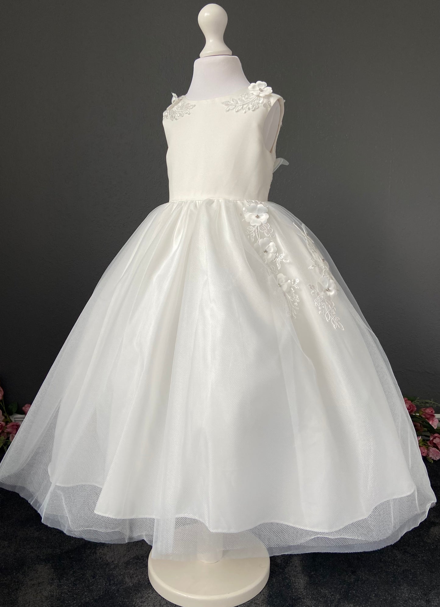 Flowergirl Dress - Ivory MF623IV