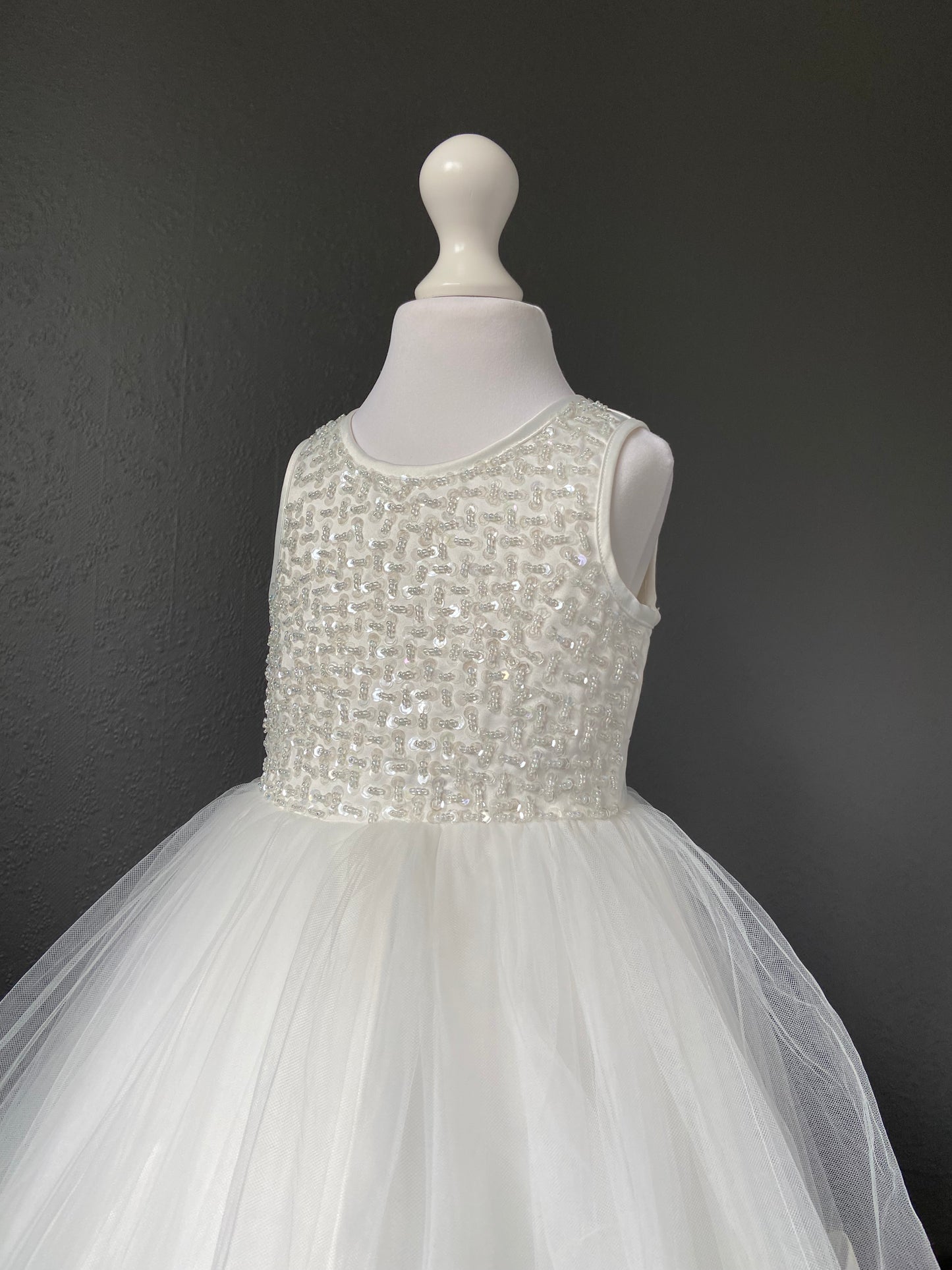 Flowergirl ivory dress - Jorja