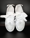 Sweetie Pie - Girls White Sneakers - Elsa